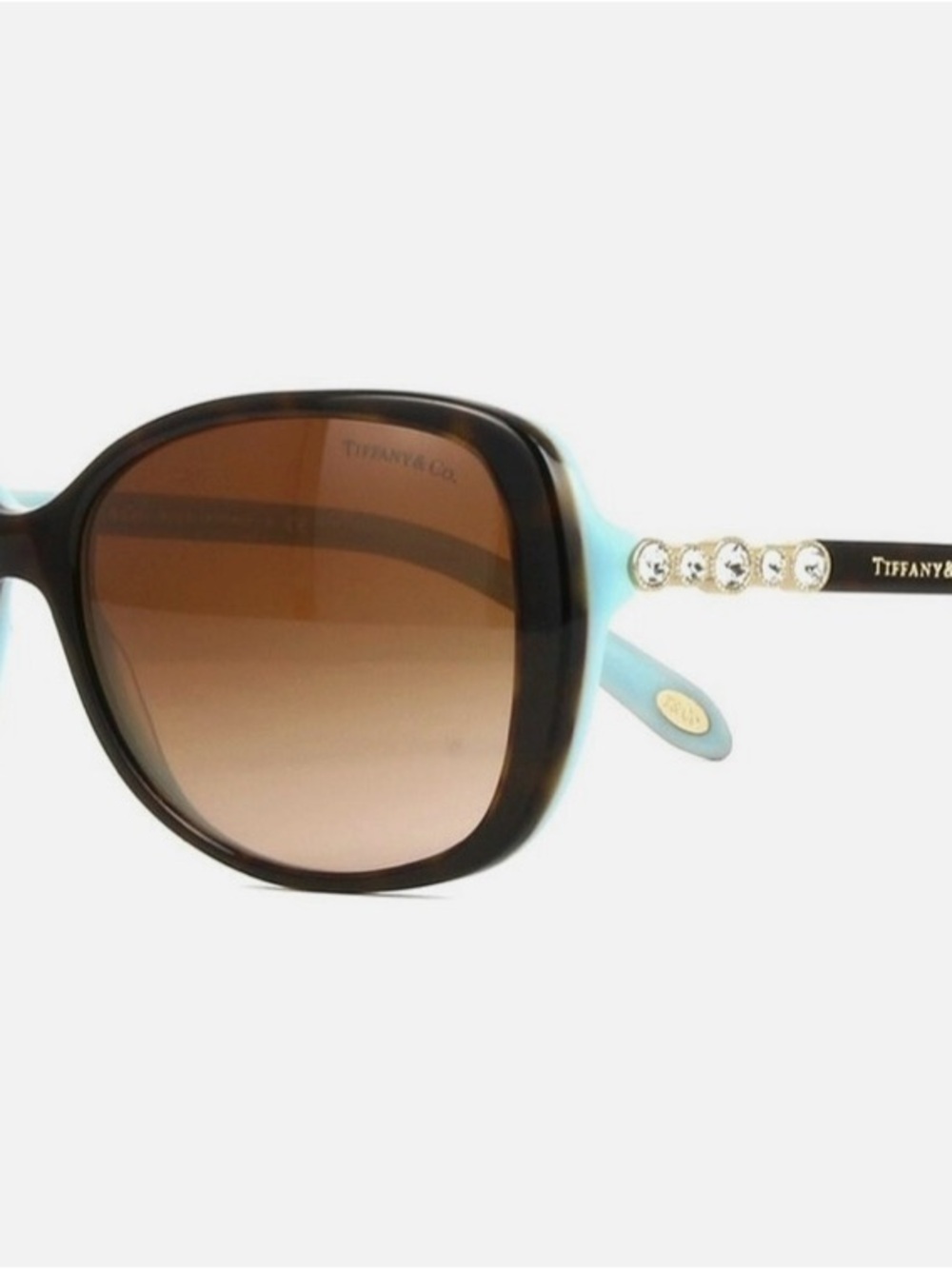 TIFFANY & Co COBBLESTONE TF 4121B Havana/Brown Shaded (8134/3B) Sunglasses - Picture 6 of 7